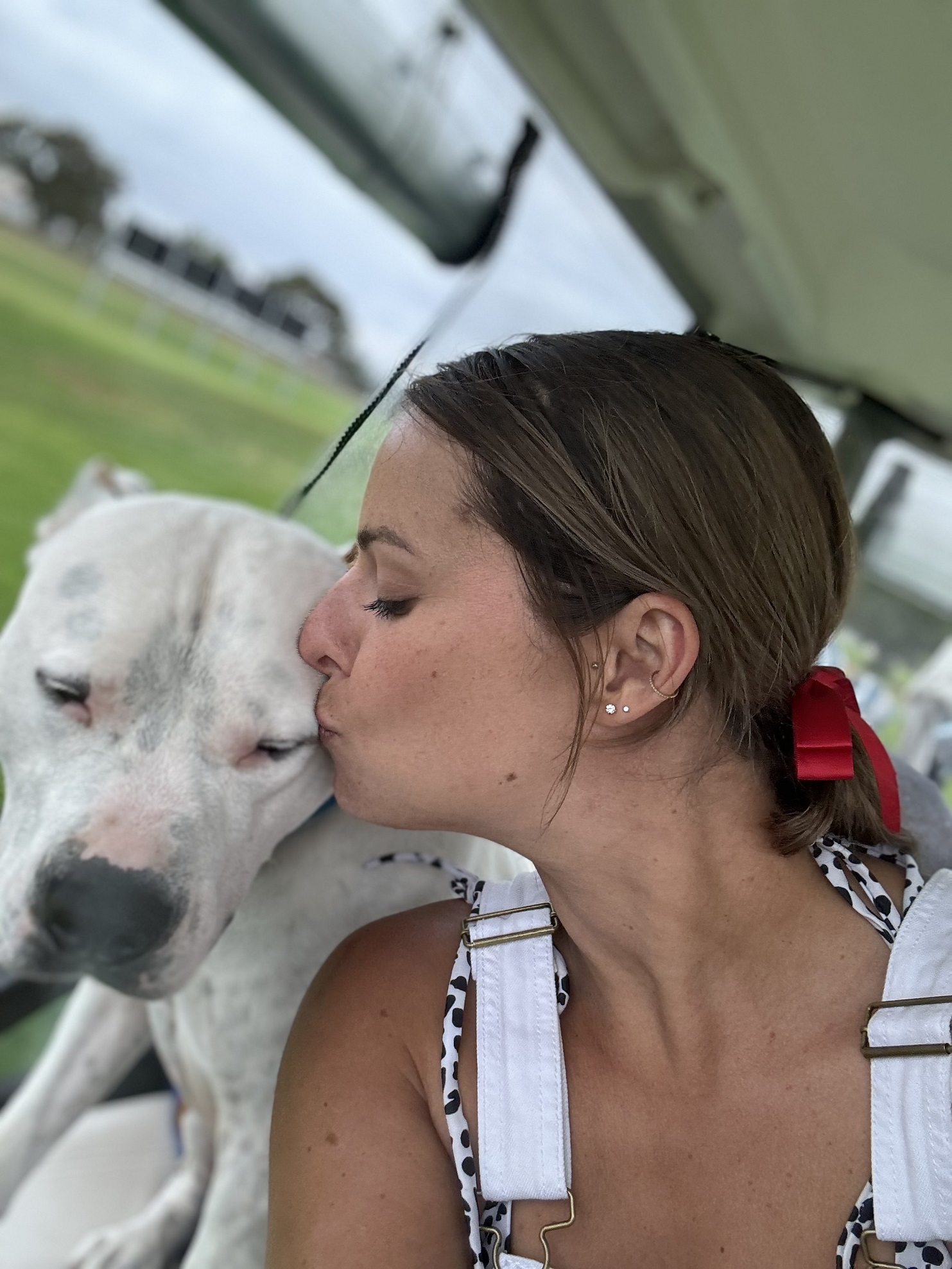 Marta Uhlig and Milo. Photo: supplied