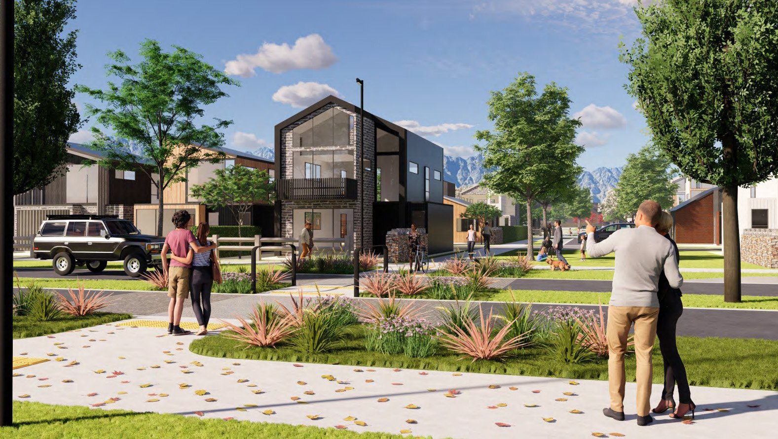 An artist’s impression of the Flint’s Park development proposal for Queenstown. IMAGE: SUPPLIED