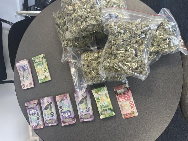 Police seized cash and drugs in the raid. Photo: NZ Police