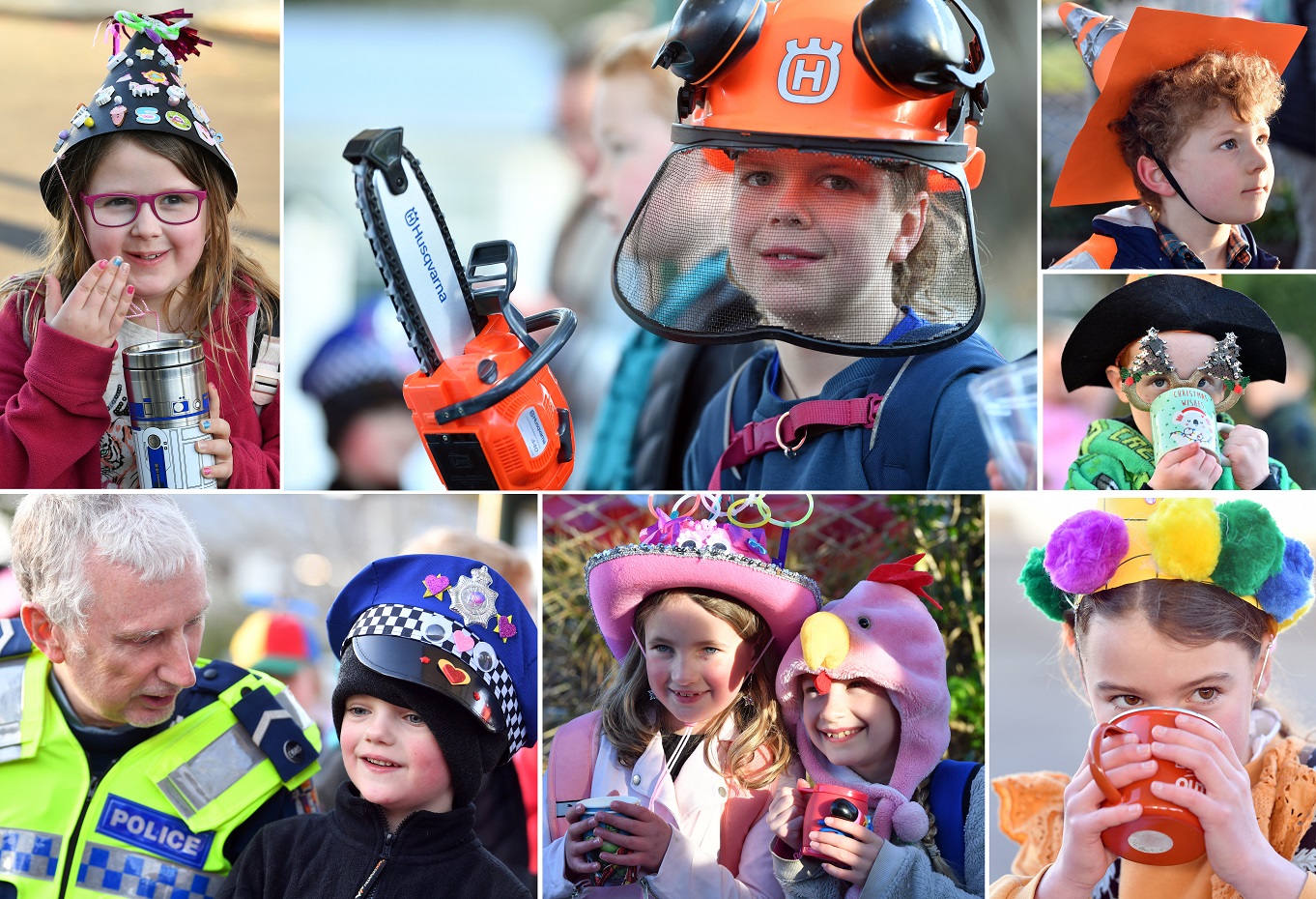 Wakari School pupils (clockwise from top left) Isobel Mccawghan, 7, Isaak Landreth, 9, Ollie...