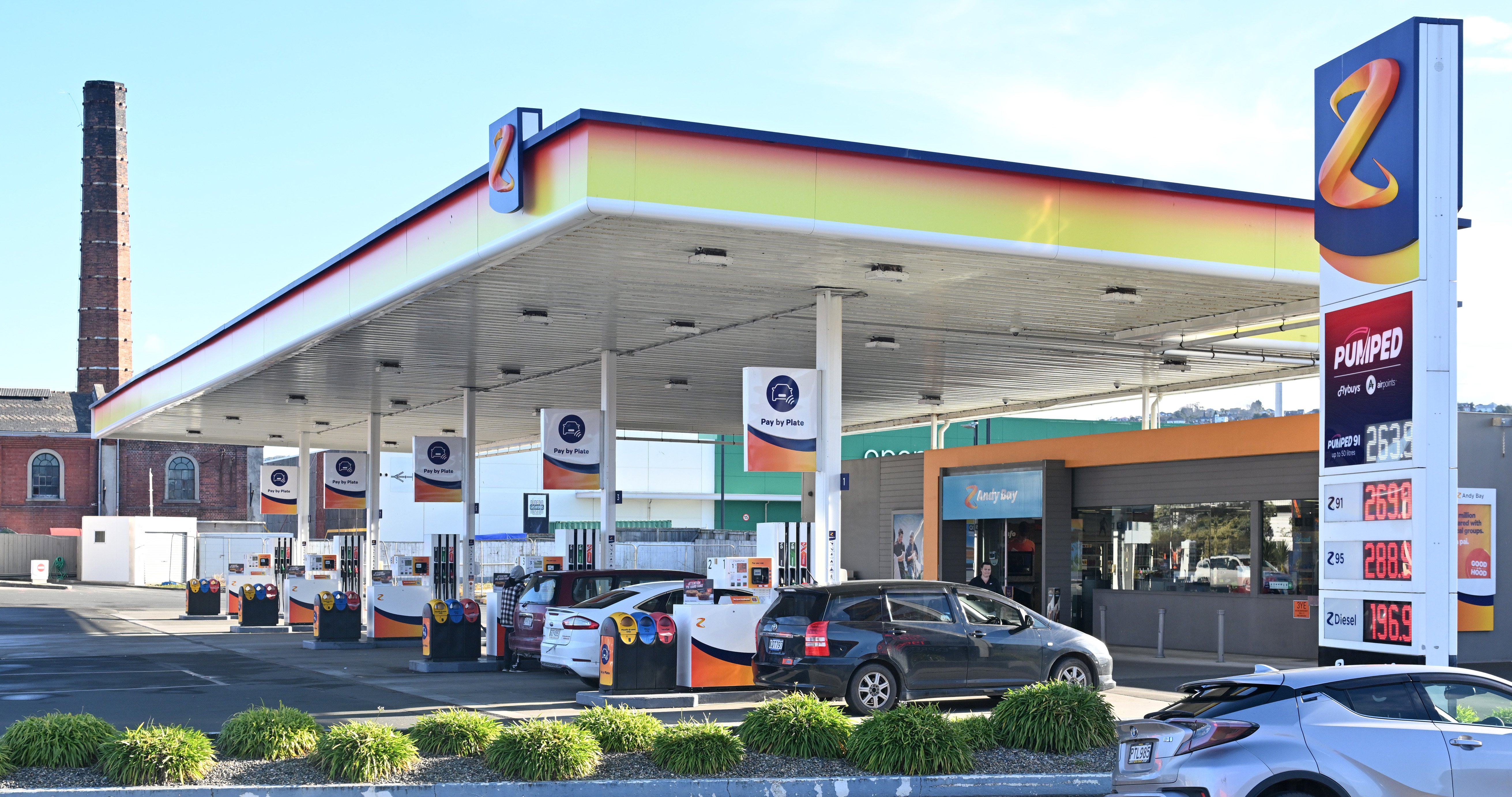 The Z Energy service station in 351 Andersons Bay Rd has been granted resource consent to...