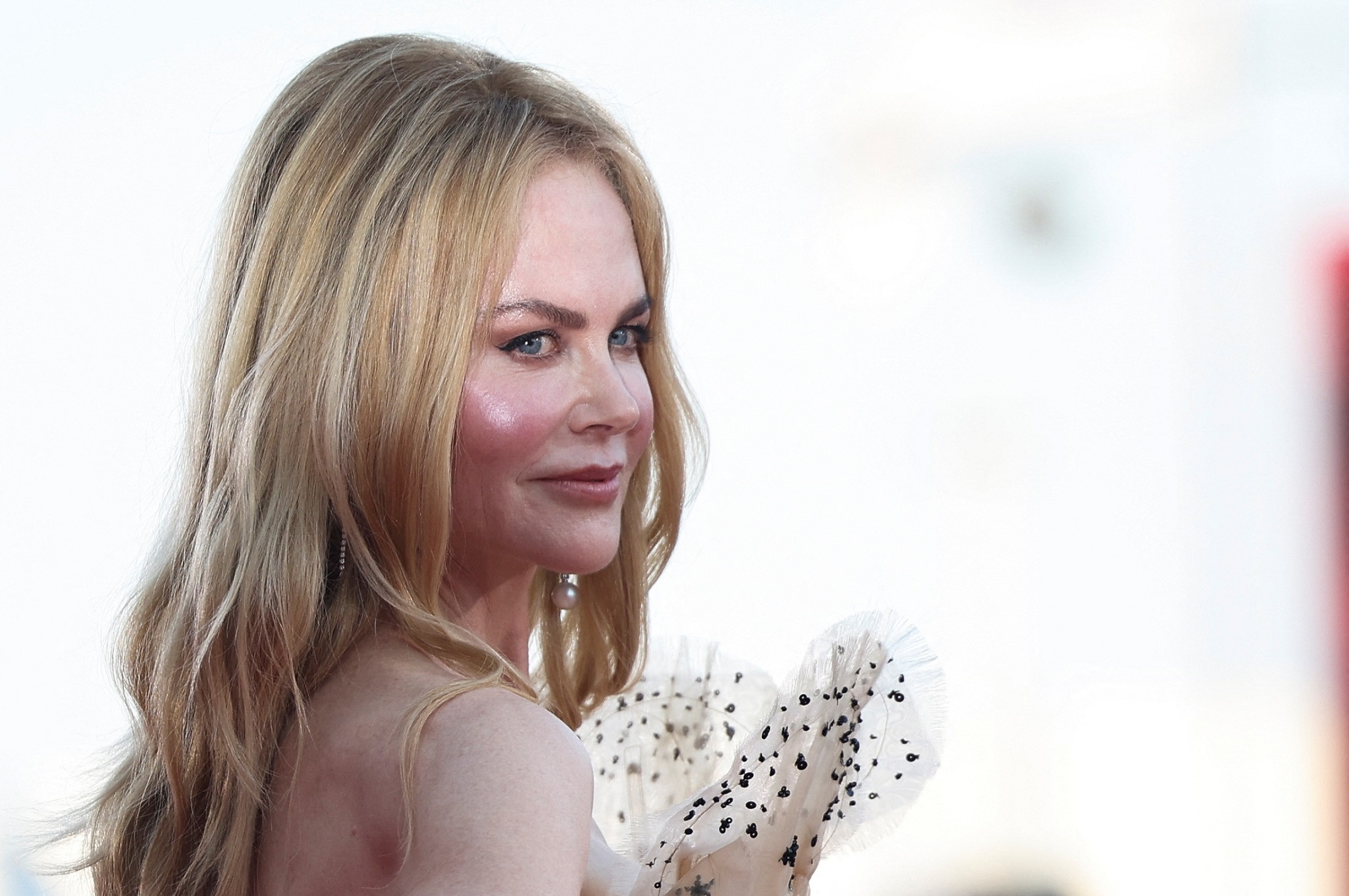 Nicole Kidman poses on the red carpet for Babygirl at the 81st Venice Film Festival. Photo: Reuters