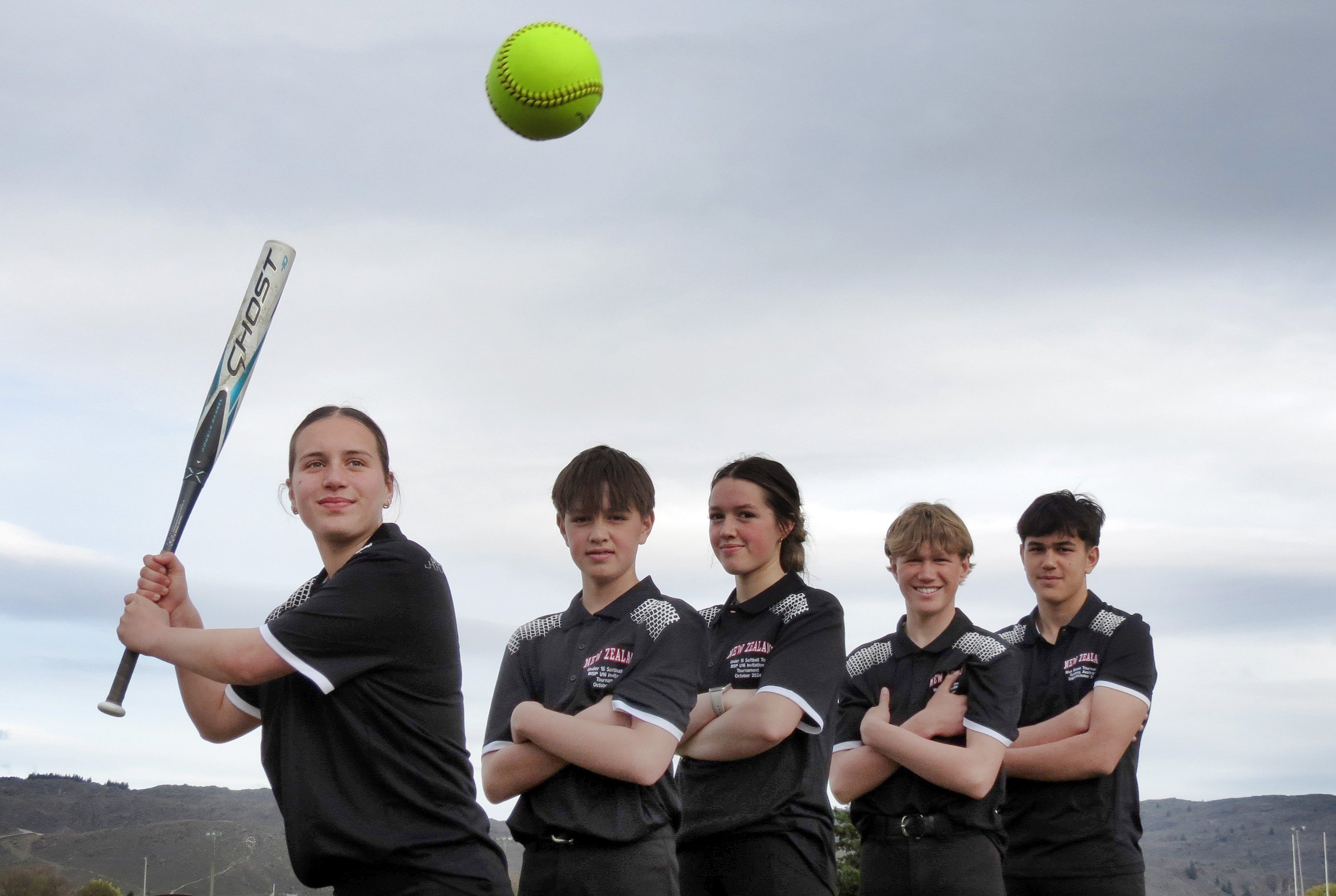 Alexandra cousins (from left) Cori O’Neill, 14, Johnny O’Neill-Cooney, 13, Jada O’Neill-Cooney,...