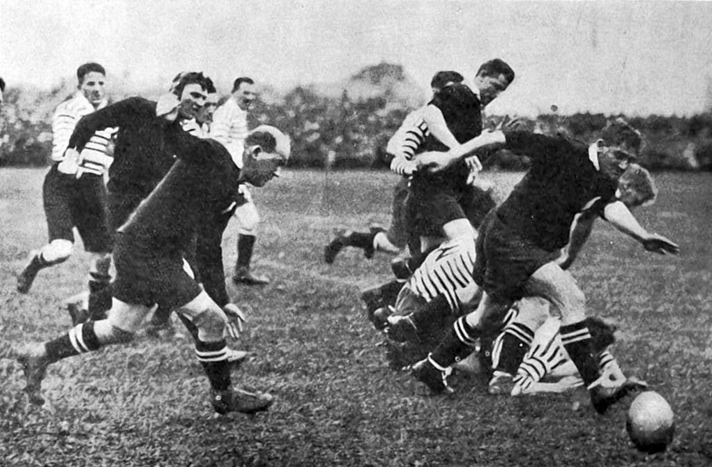 Abe Munro (left) and Maurice Brownlie chase the ball during the All Blacks’ match against...