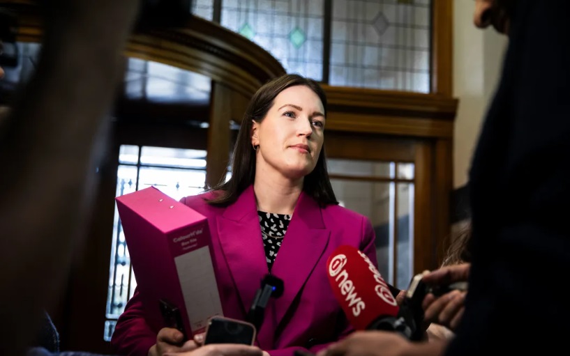 Workplace Relations and Safety Minister Brooke van Velden. Photo: RNZ 