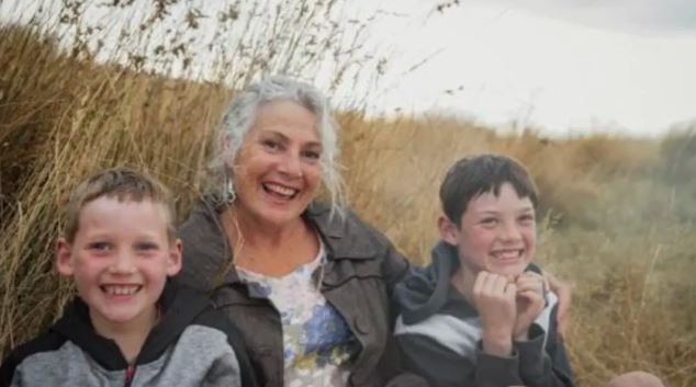 Cora Torr with two of her grandchildren. Photo: Cartwright Creative Imagery