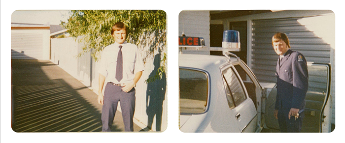 Don Fisher in 1978 after four years on the job. Photo: Police