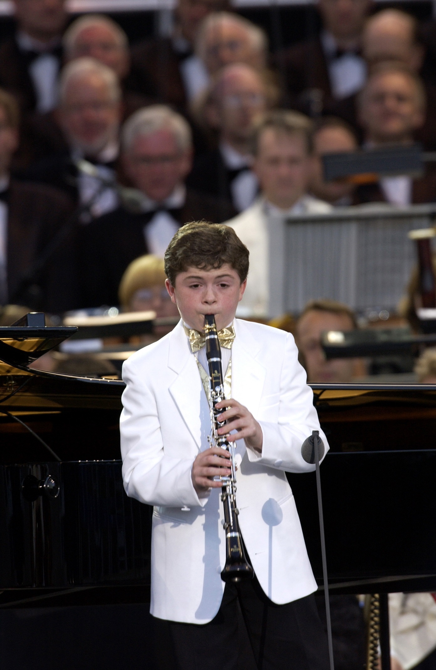 When he was 13 he played in the "Prom At The Palace" in 2002, marking the the Queen’s Golden...