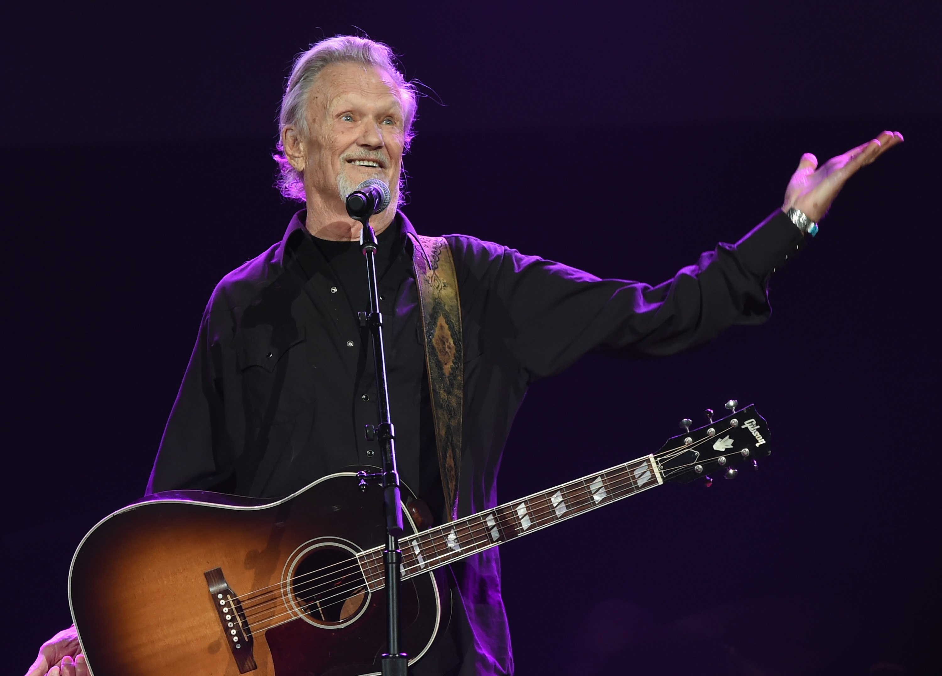 Singer/Songwriter Kris Kristofferson performing in Nashville in 2017. Photo: Getty Images