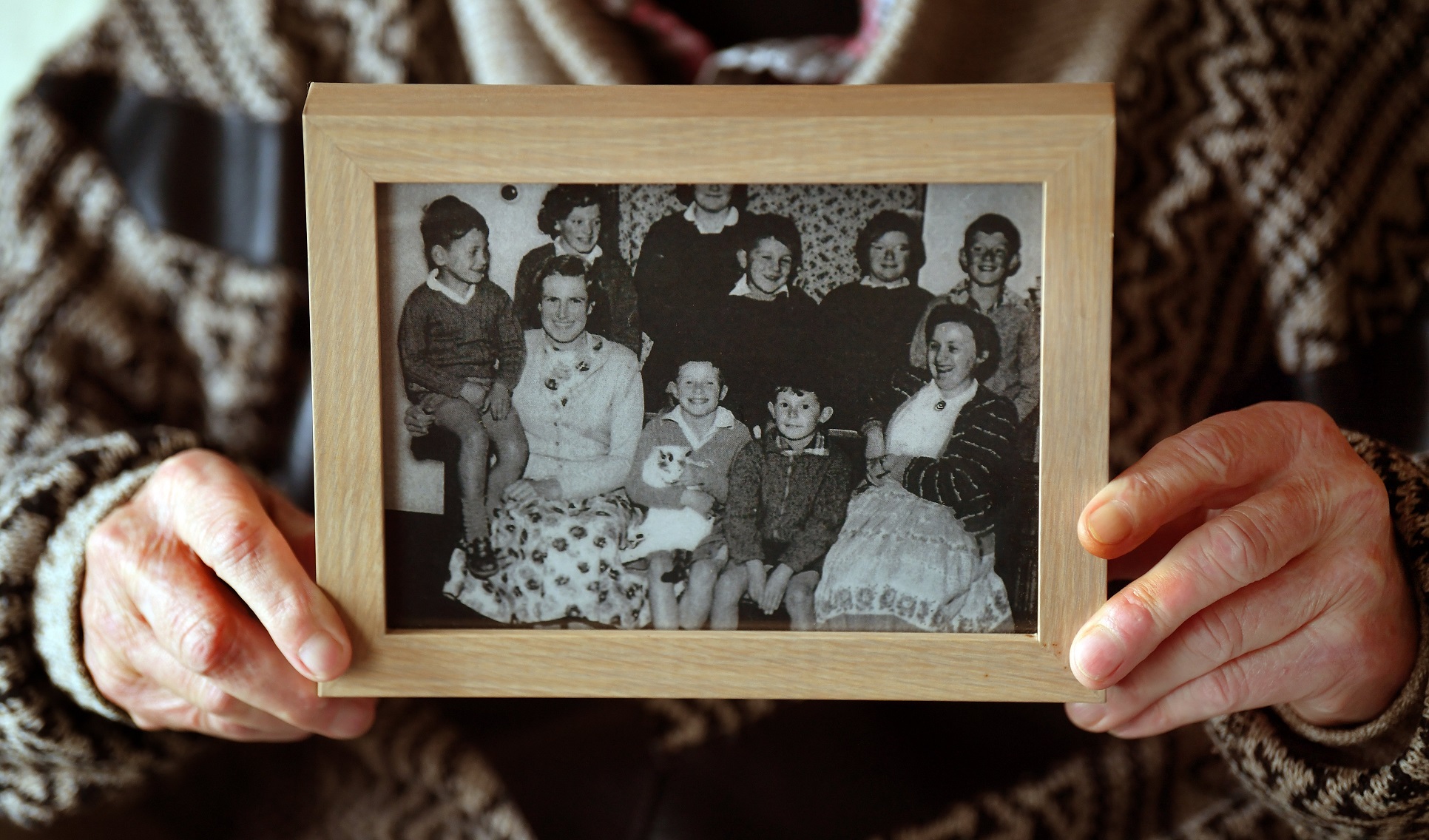 David*, a former Glendining home resident, pictured here in a group shot at the home, said there...