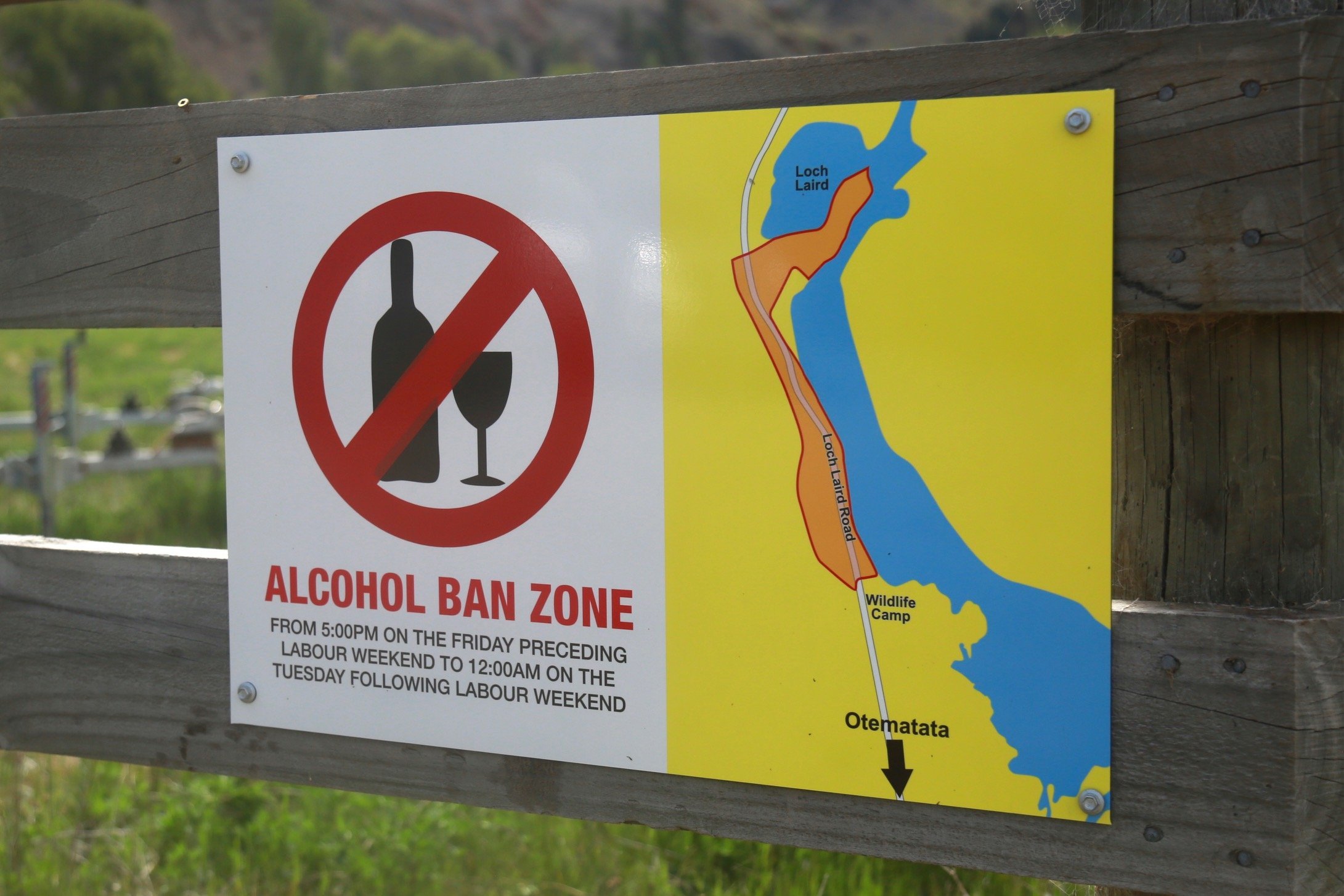 An alcohol ban at Loch Laird first imposed in 2021 will be in place again at the popular Waitaki...