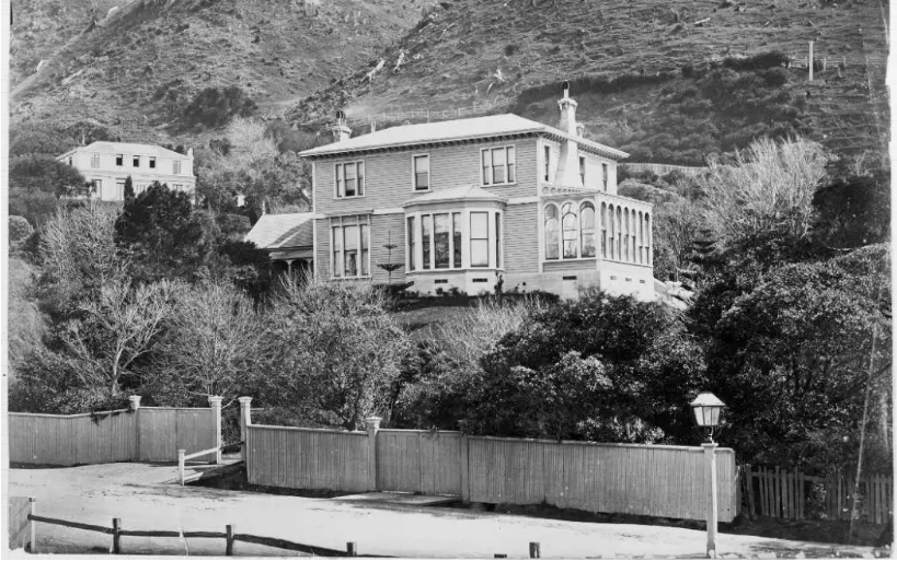 Premier House, Tinakori Road, Thorndon, circa 1880, taken by an unidentified photographer. Photo:...