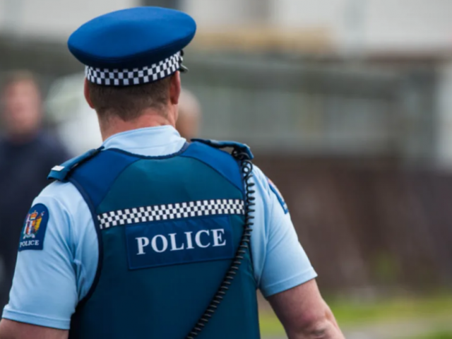 Armed police attended the mall where a young woman was reportedly injured. File photo: RNZ