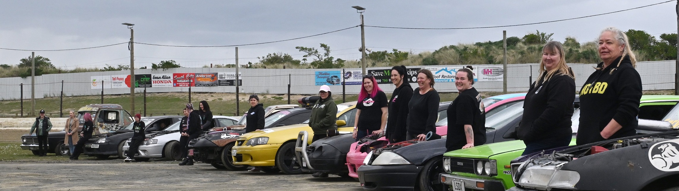 Women from around the South gather to give burnouts a go.