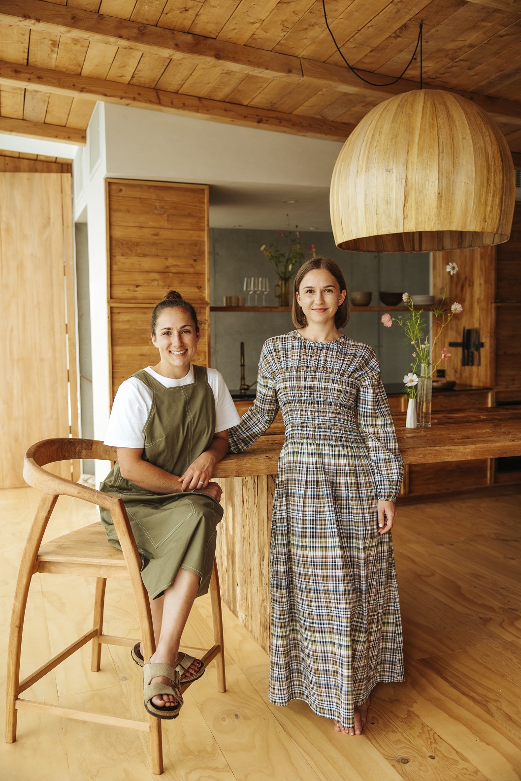 Two Raw Sisters — Rosa Powers (left) and Margo Flanagan. Photo: Susannah Blatchford