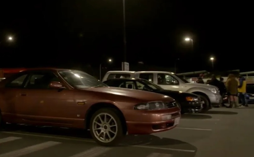 The car community set up a support meet on Friday night. Photo: RNZ