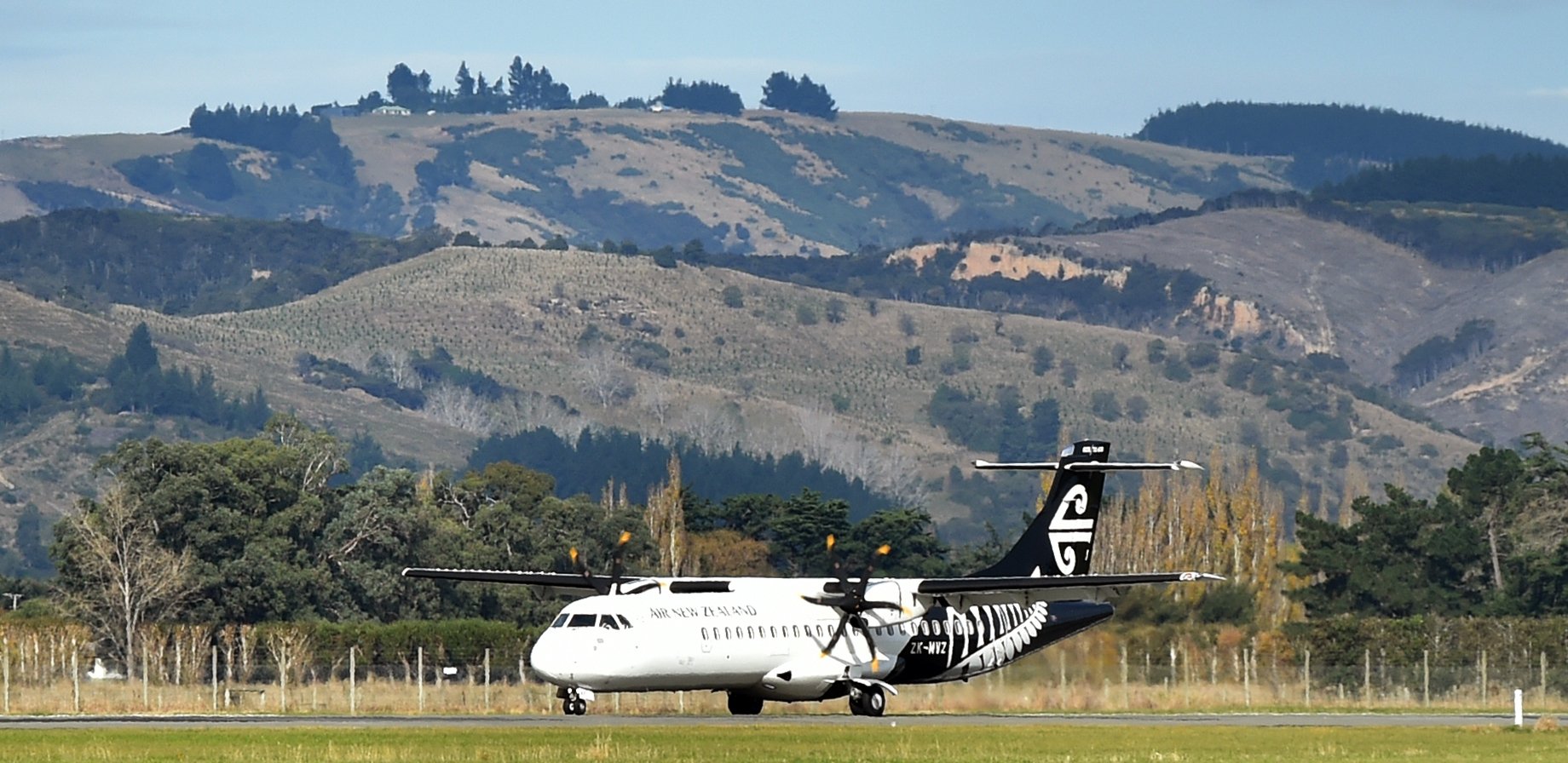 Smaller ATR-72 planes will be used on Dunedin routes, Air New Zealand has announced. PHOTO: PETER...