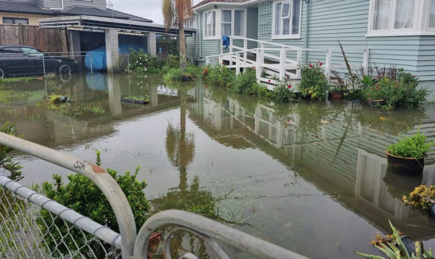 Parts of Auckland were severely flooded during anniversary weekend in 2023. Photo: RNZ