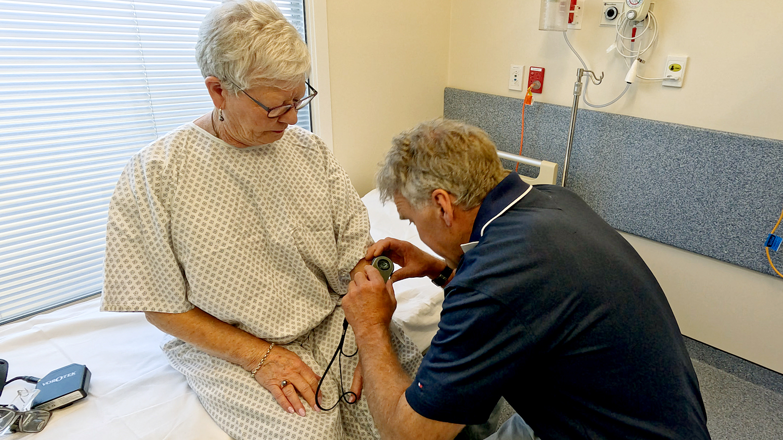 Dermatologist Dr Grant Bellaney was one of the volunteers working during the Charity Hospital's...