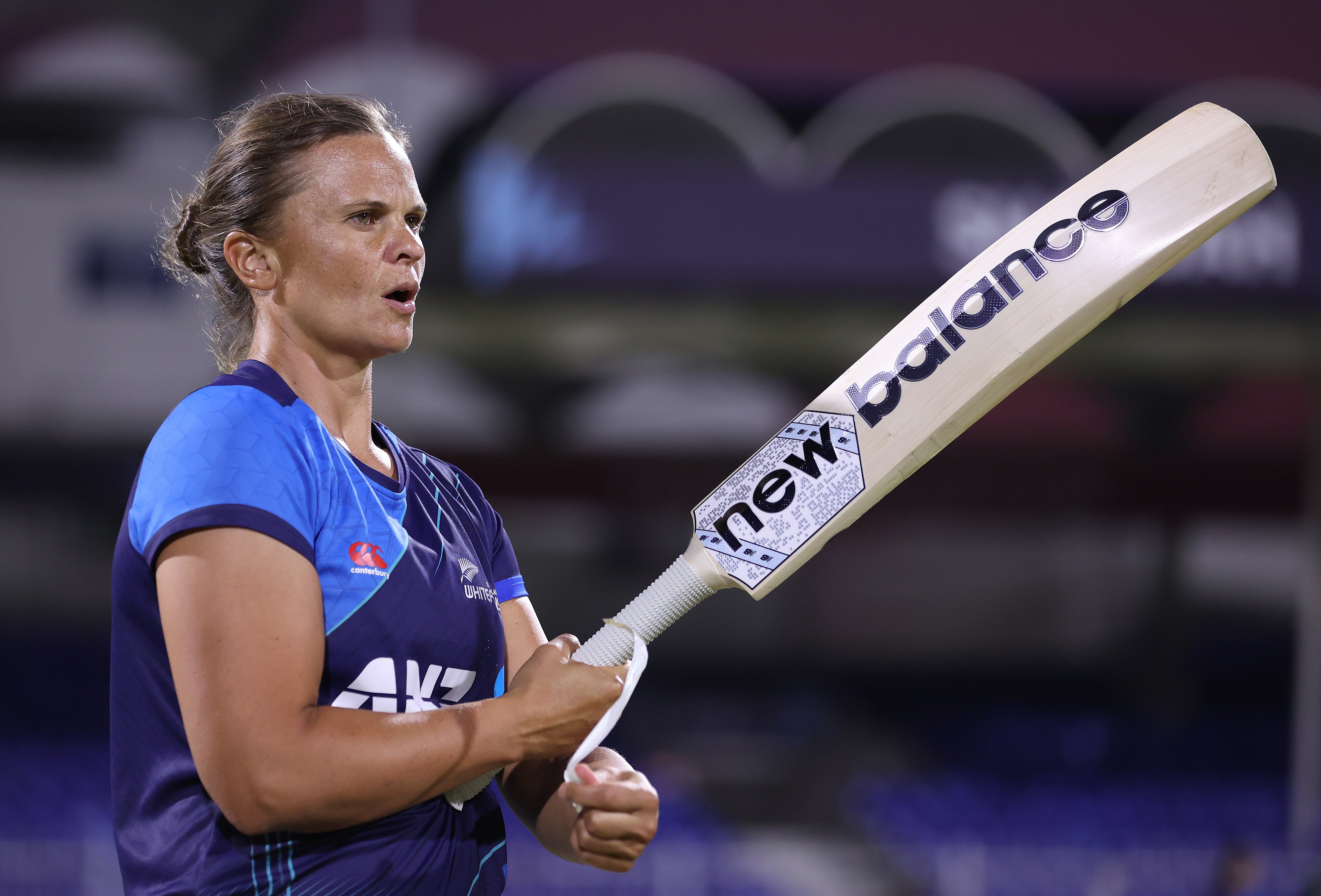 One last hurrah? Suzie Bates takes part in a White Ferns nets session in Sharjah, United Arab...