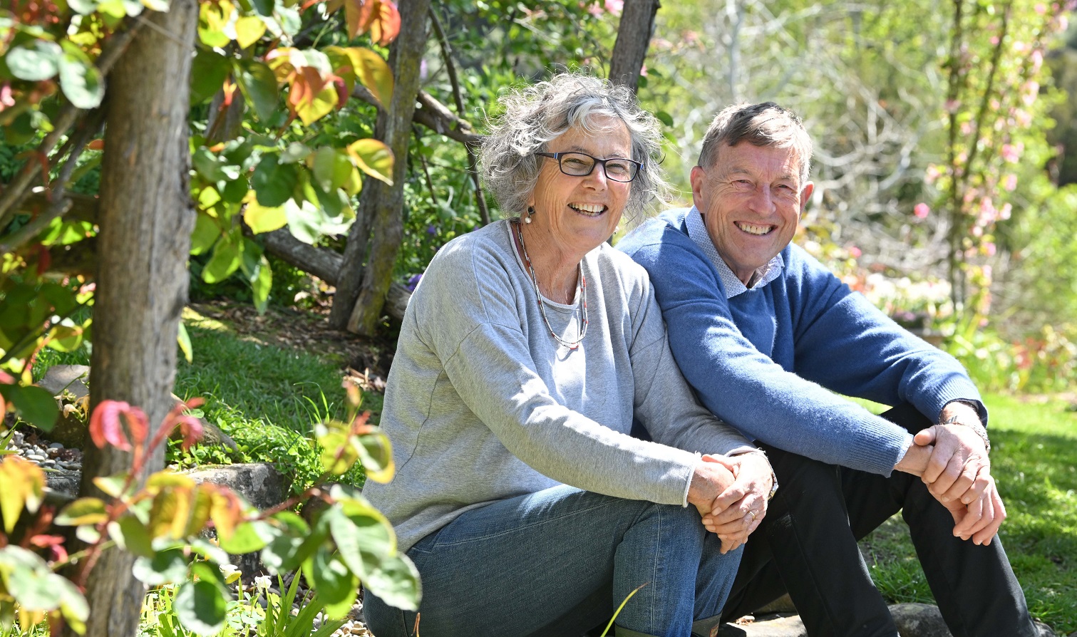 Anna and Peter say they are continually surprised at what they have achieved by letting nature...