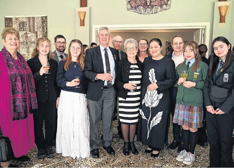 Celebrating her life membership from the Child Cancer Foundation is Sue Green (front row fourth...