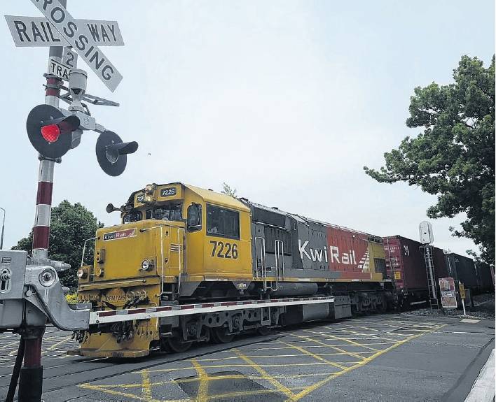 KiwiRail urges pedestrians and motorists to approach Ashburton’s level crossings, including on...