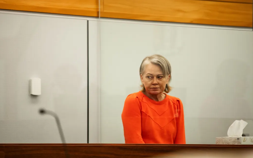 Julia DeLuney at an earlier court appearance. Photo: RNZ 