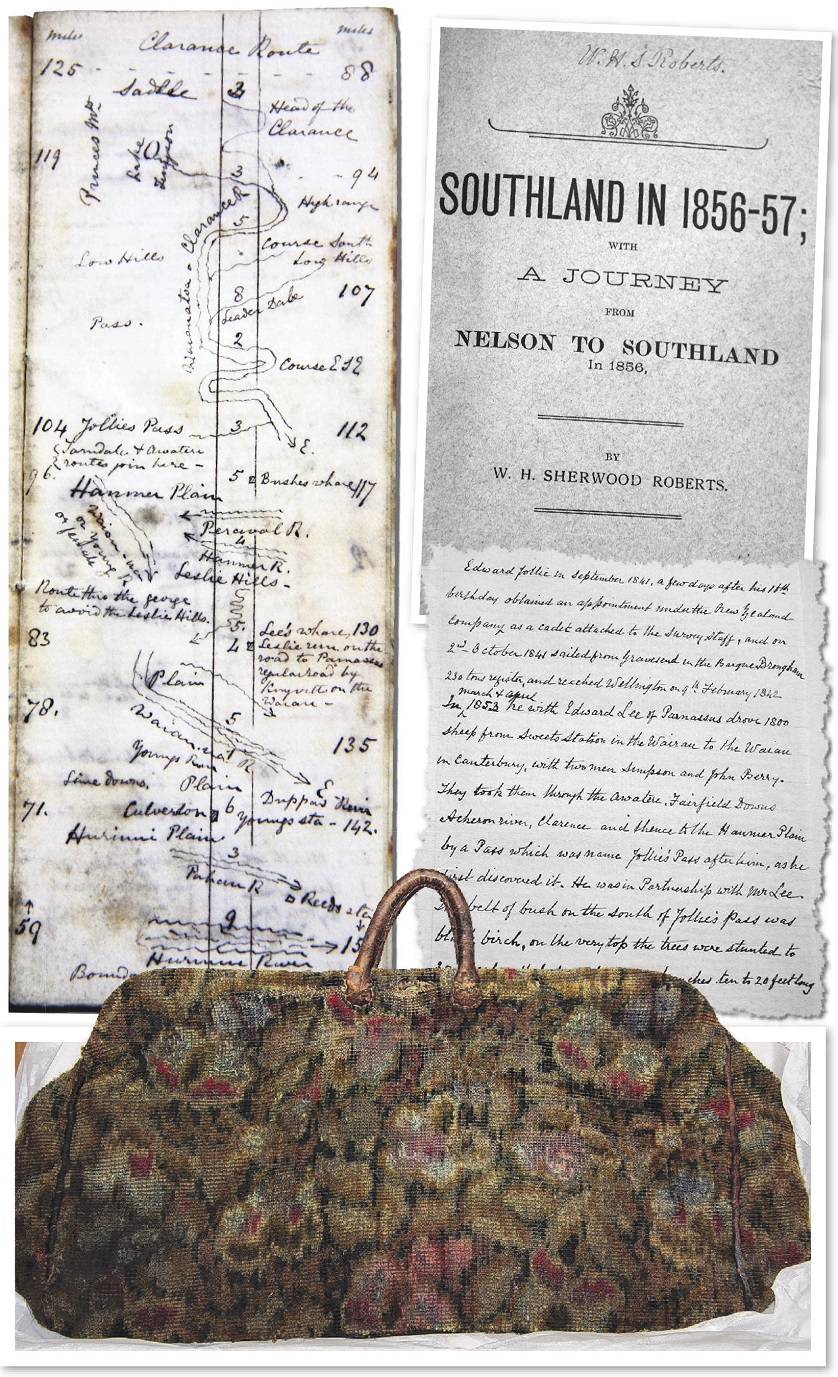 The carpetbag above is believed to have belonged to Roberts and thought to have travelled with...