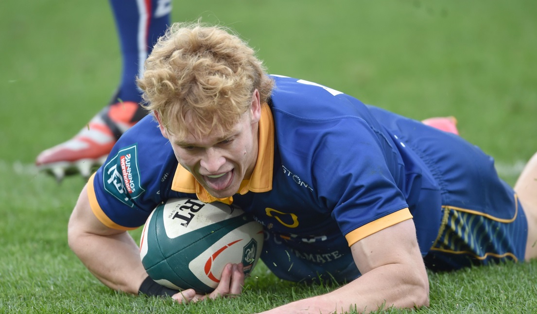 Fullback Finn Hurley scored one of Otago's four tries against Northland. File photo: Peter McIntosh