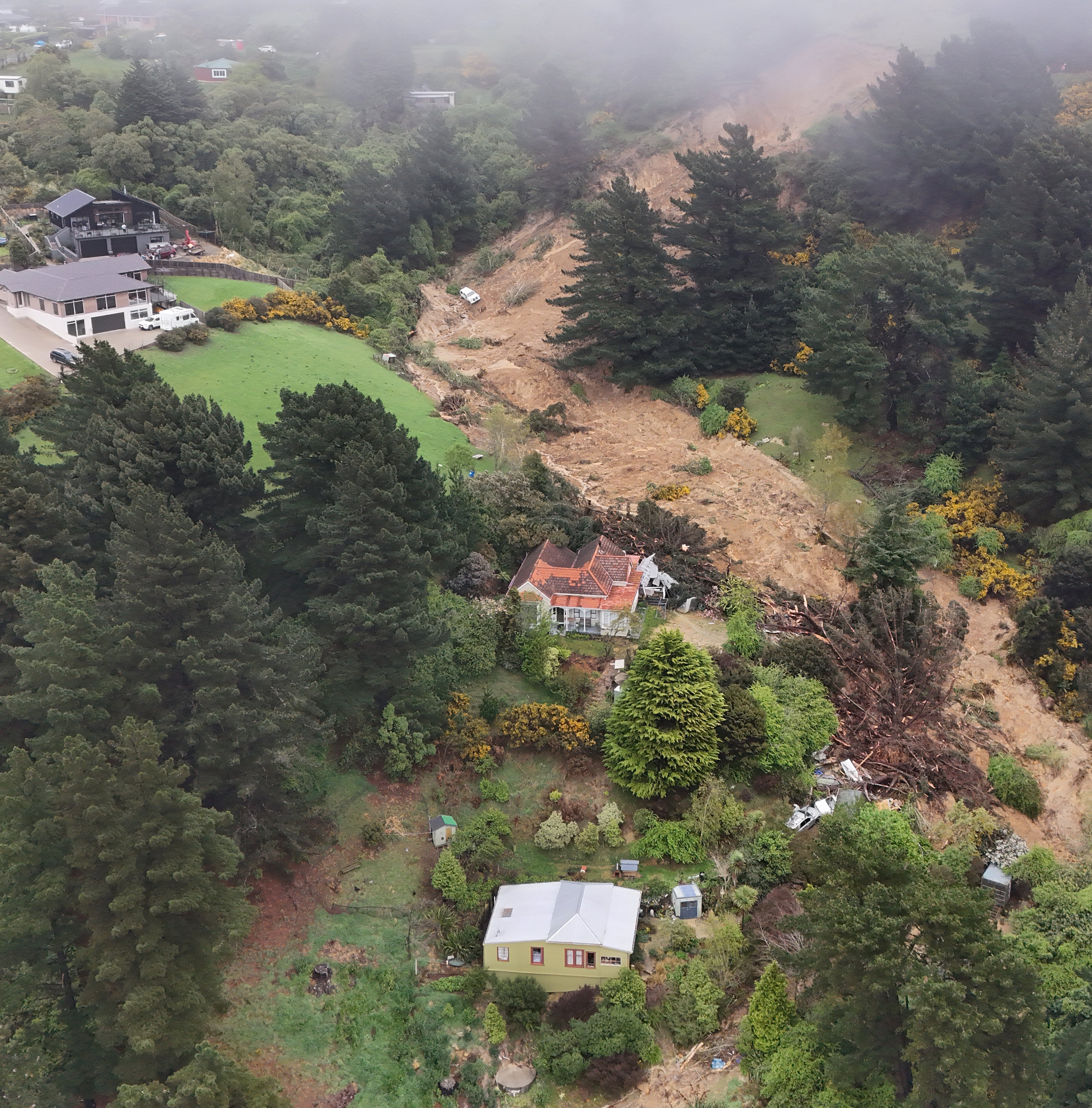 The Maia slip, which damaged property and took out the West Harbour water main, is the biggest...