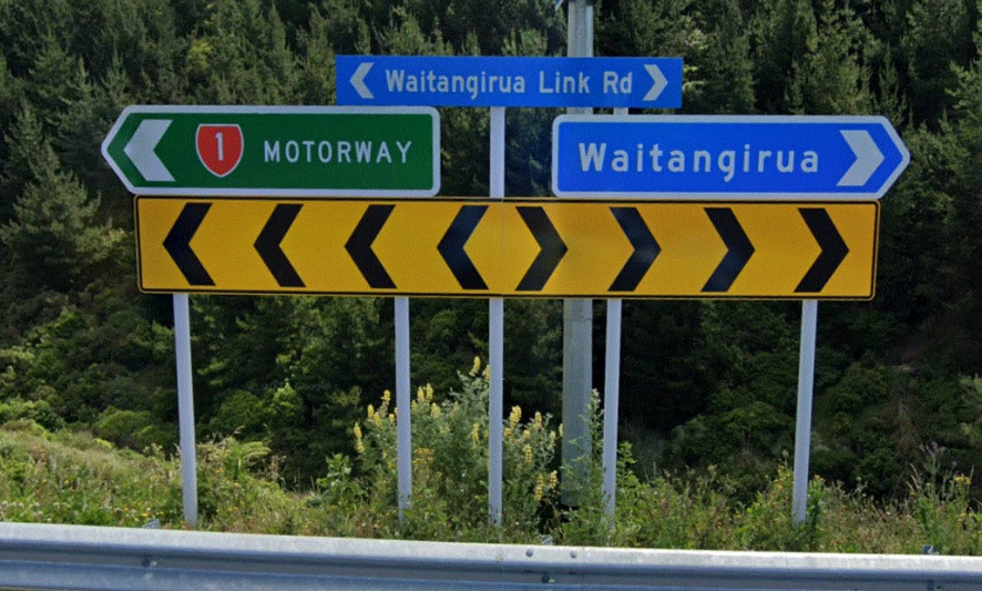 The Waitangirua Link Road will close for up to five months from November 4. Photo: Google Maps