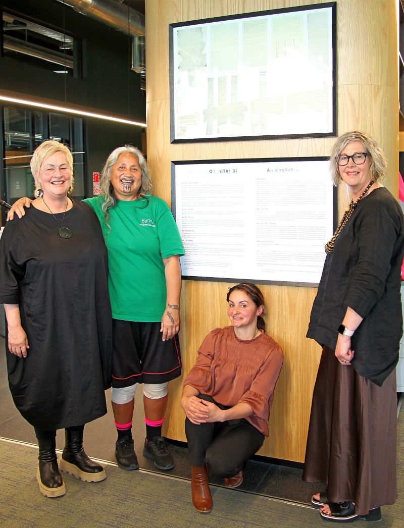 Chief executive Amanda Coulston, kaitiaki o kaupapa maori Louana Fruean, senior teacher Gillian...