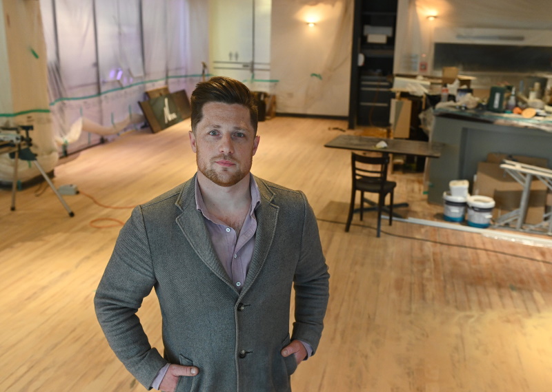 Commons Eatery owner Dane Wall is hoping to open in the former Nova cafe premises in mid-December...