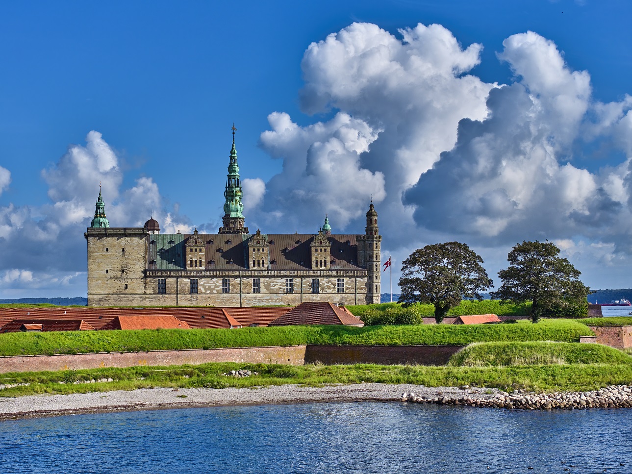 Kronborg castle, an Unesco world heritage site in Helsingor, is known as Elsinore in William...