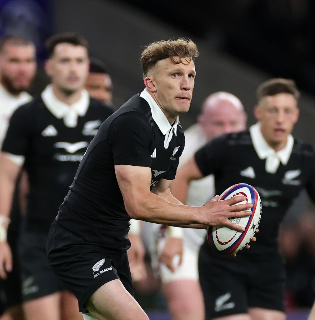 Damian McKenzie will start at 10 for the All Blacks against Ireland. Photo: Getty