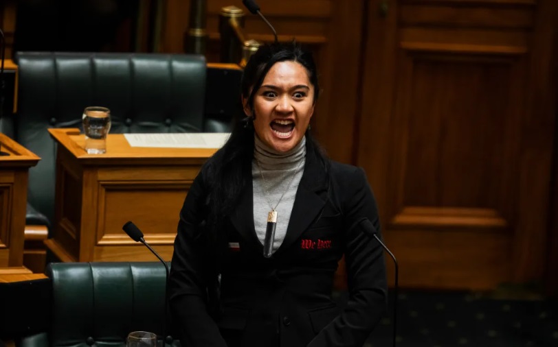 Hana-Rawhiti Maipi-Clarke is Parliament's youngest MP. Photo: RNZ 