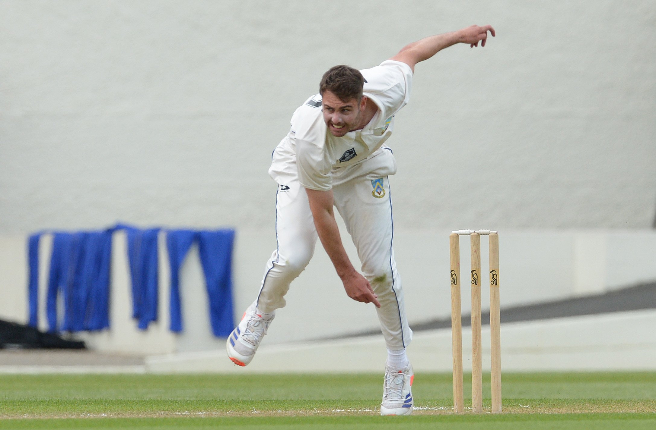 Travis Muller finished one for 33 during his spell against the Wellington Firebirds at the...