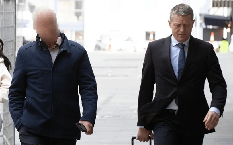 The former political figure who has been convicted of sexual abuse, heading into court with his...