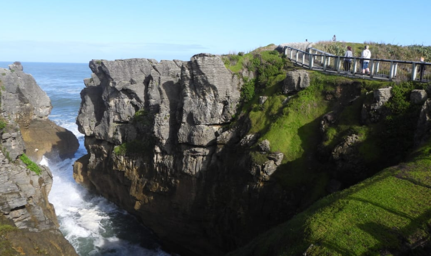 Paid parking will be trialled near the Punakaiki Pancake Rocks on the West Coast. Photo:...