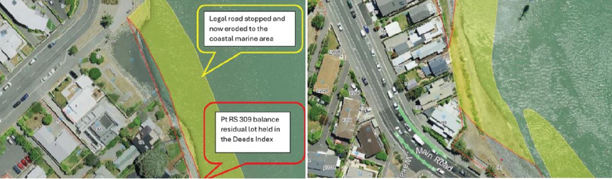 The narrow strip of land has no legal owner according to a new report and could be claimed by the...