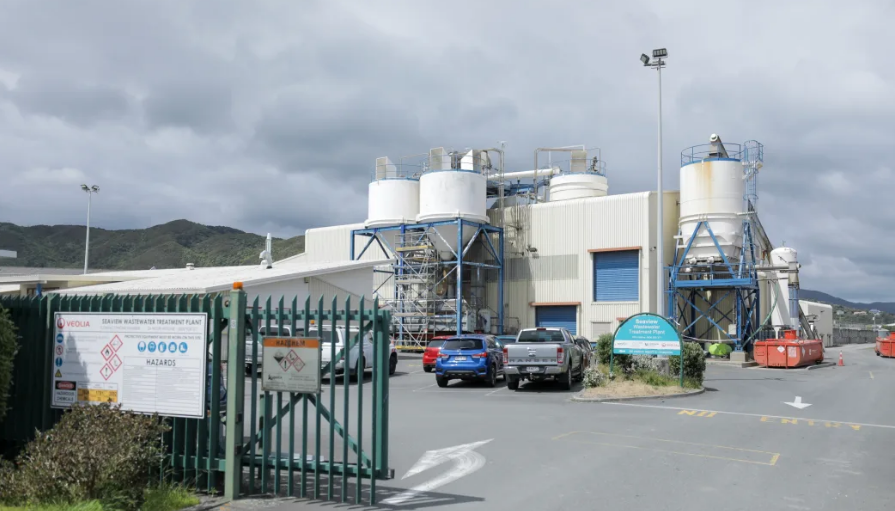 The Seaview wastewater treatment plant is the source of the problem. Photo: RNZ 