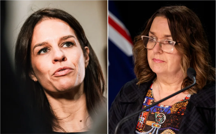 National's Erica Stanford (left) and Labour's Jan Tinetti. Photo: RNZ