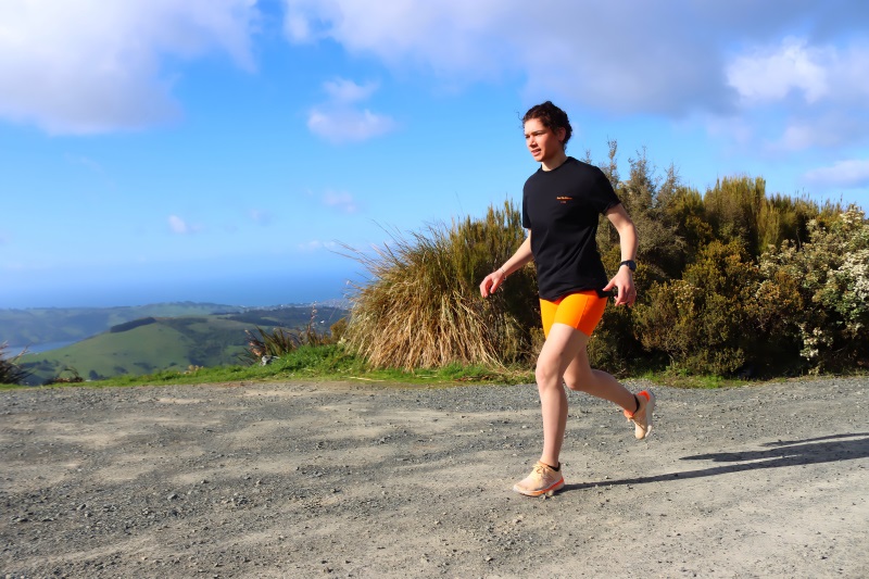 Isabell Brinsley-Pirie is running to raise funds for the Southern Cancer Society of New Zealand....