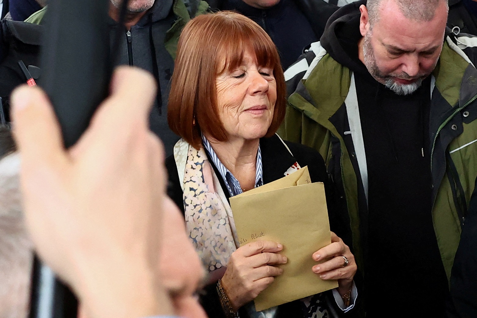 Gisele Pelicot reacts as she leaves the courthouse in Avignon following the verdict. Photo: Reuters