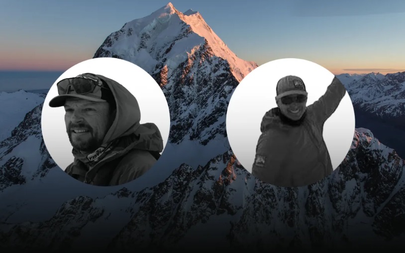 Missing climbers Kurt Blair and Carlo Romero. Photo: Supplied