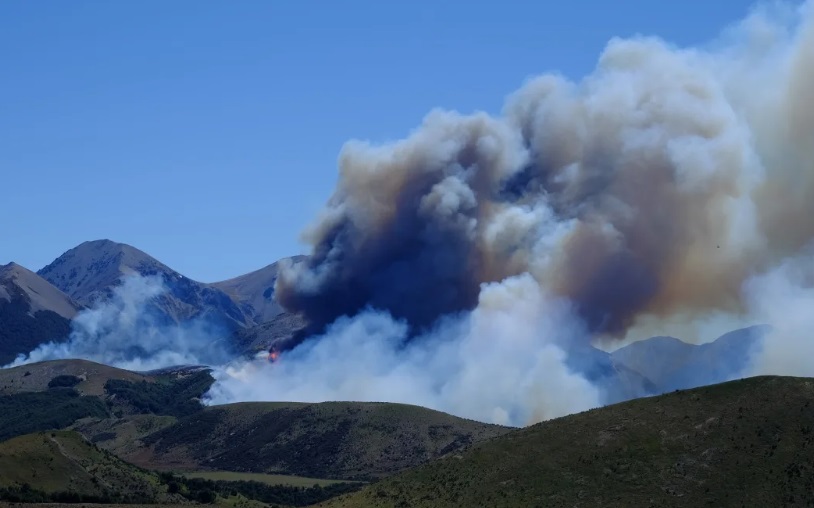 The cause of the Bridge Hill scrub fire has been found. Photo: Supplied/ FENZ