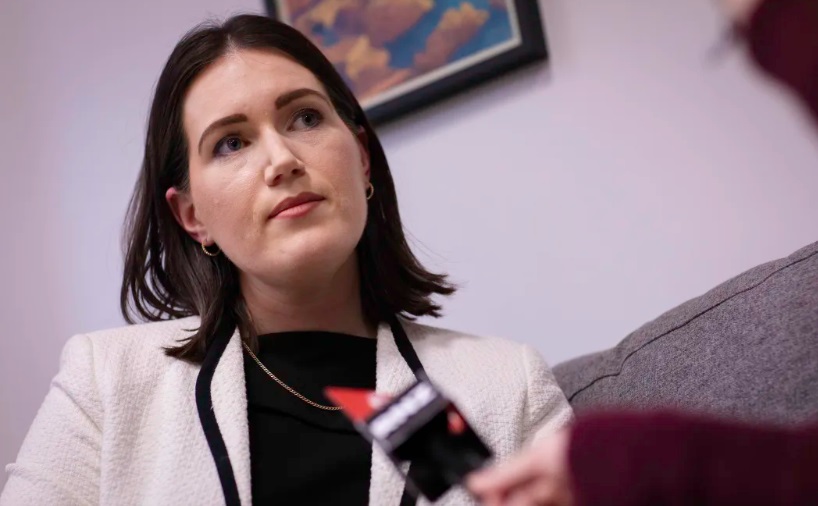 Workplace Relations and Safety Minister Brooke van Velden. Photo: RNZ 