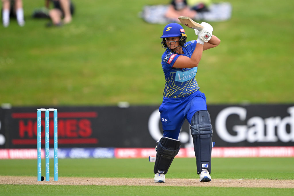 Suzie Bates scored a half-century but it wasn't enough for the Sparks against the Magicians. File...