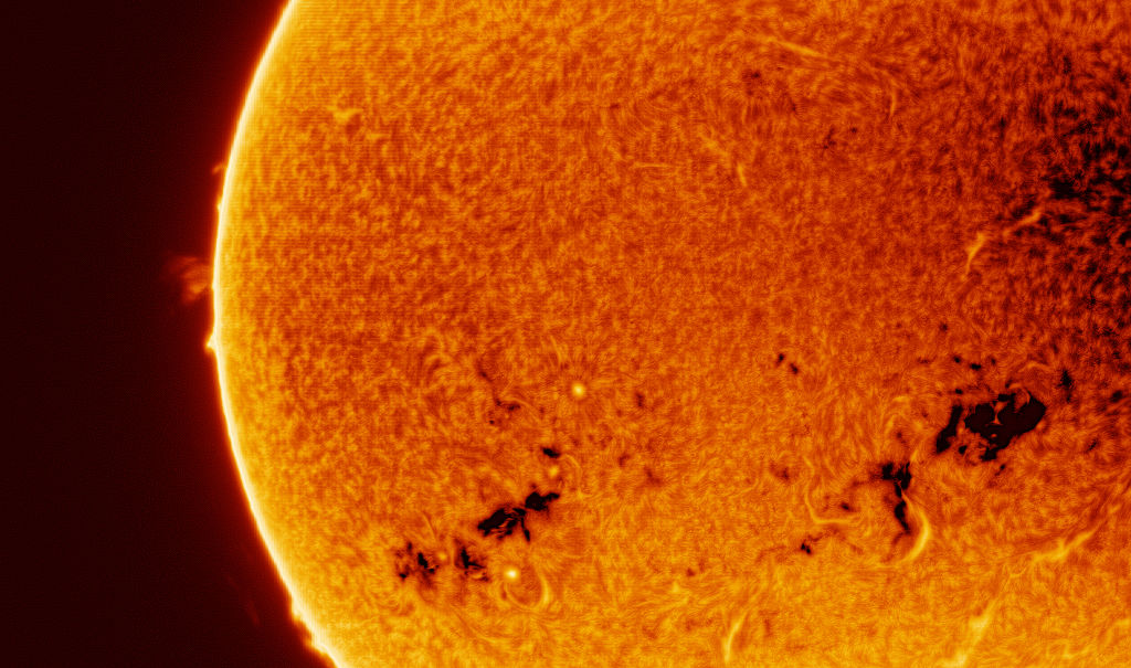 Solar flares have been photographed by scientists, showing the early signs of a new solar cycle....